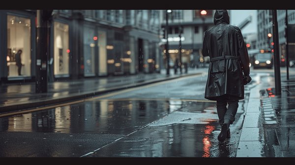 Restez élégant sous la pluie avec la parka Rains